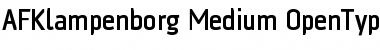 Download AFKlampenborg Medium Font Title Preview