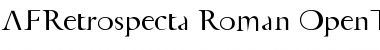 Download AFRetrospecta Roman Font Title Preview