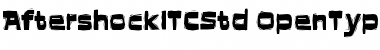 Download Aftershock ITC Std Regular Font Title Preview
