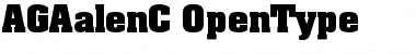 Download AGAalenC Regular Font Title Preview