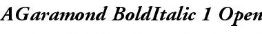 Download Adobe Garamond Bold Italic Font Title Preview