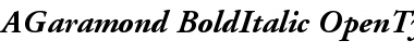Download Adobe Garamond Bold Italic Font Title Preview