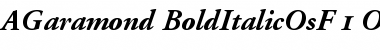Download Adobe Garamond Bold Italic Oldstyle Figures Font Title Preview