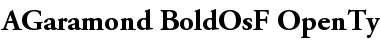 Download Adobe Garamond Bold OsF Font Title Preview