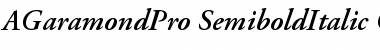 Download Adobe Garamond Pro Semibold Italic Font Title Preview