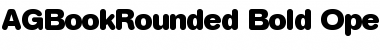Download AG Book Rounded Bold Font Title Preview