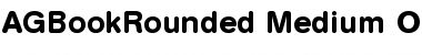 Download AG Book Rounded Medium Font Title Preview