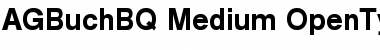 Download AG Buch BQ Regular Font Title Preview
