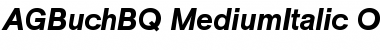 Download AG Buch BQ Regular Font Title Preview