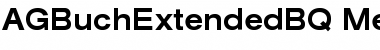 Download AG Buch Extended BQ Regular Font Title Preview