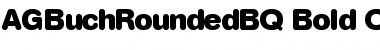 Download AG Buch Rounded BQ Regular Font Title Preview