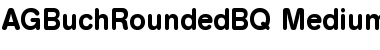 Download AG Buch Rounded BQ Regular Font Title Preview