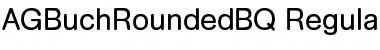 Download AG Buch Rounded BQ Regular Font Title Preview