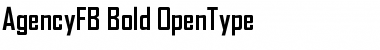 Download AgencyFB Bold Regular Font Title Preview