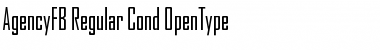 Download AgencyFB Regular Cond Regular Font Title Preview