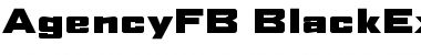 Download AgencyFB BlackExtended Font Title Preview
