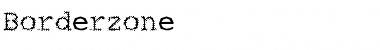 Download Borderzone Regular Font Title Preview