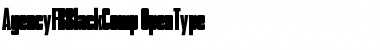 Download AgencyFBBlackComp Regular Font Title Preview