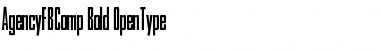 Download AgencyFBComp Bold Font Title Preview