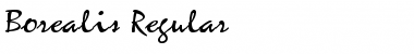 Download Borealis Regular Font Title Preview