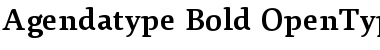 Download Agendatype Bold Font Title Preview