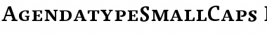 Download Agendatype SmallCaps Bold Font Title Preview