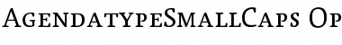 Download Agendatype SmallCaps Regular Font Title Preview