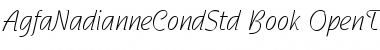 Download Agfa Nadianne Cond Std Book Font Title Preview