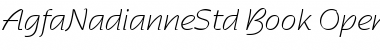Download Agfa Nadianne Std Book Font Title Preview