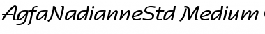 Download Agfa Nadianne Std Medium Font Title Preview