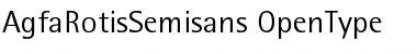 Download AgfaRotisSemisans Regular Font Title Preview