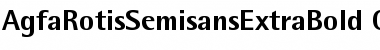 Download AgfaRotisSemisansExtraBold Regular Font Title Preview