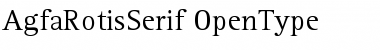 Download AgfaRotisSerif Regular Font Title Preview
