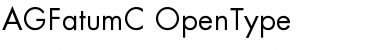 Download AGFatumC Regular Font Title Preview