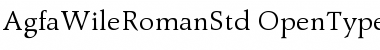 Download Agfa Wile Roman Std Regular Font Title Preview