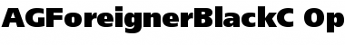Download AGForeignerBlackC Regular Font Title Preview