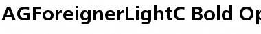 Download AGForeignerLightC Bold Font Title Preview