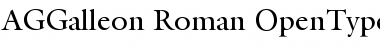 Download AGGalleon Regular Font Title Preview