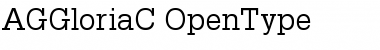 Download AGGloriaC Regular Font Title Preview
