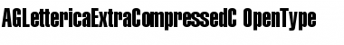 Download AGLettericaExtraCompressedC Regular Font Title Preview