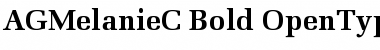 Download AGMelanieC Bold Font Title Preview
