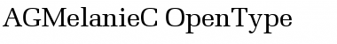 Download AGMelanieC Regular Font Title Preview