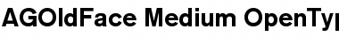 Download AG Old Face Medium Font Title Preview