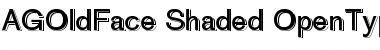 Download AG Old Face Shaded Font Title Preview