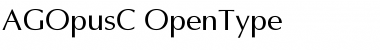 Download AGOpusC Regular Font Title Preview