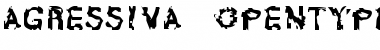 Download Agressiva Regular Font Title Preview