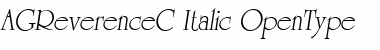 Download AGReverenceC Italic Font Title Preview
