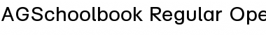 Download AG Schoolbook Regular Font Title Preview