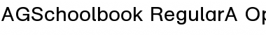 Download AG Schoolbook Regular A Font Title Preview