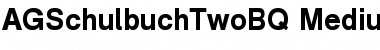 Download AG Schulbuch Two BQ Regular Font Title Preview